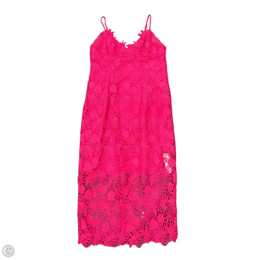 Dress Party Midi By Bardot In Pink, Size: 8