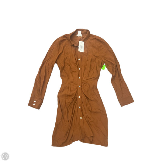 Dress Casual Midi By Cma In Brown, Size: S