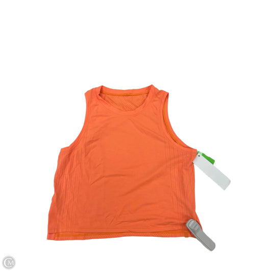Athletic Tank Top By Lululemon In Orange, Size: 4