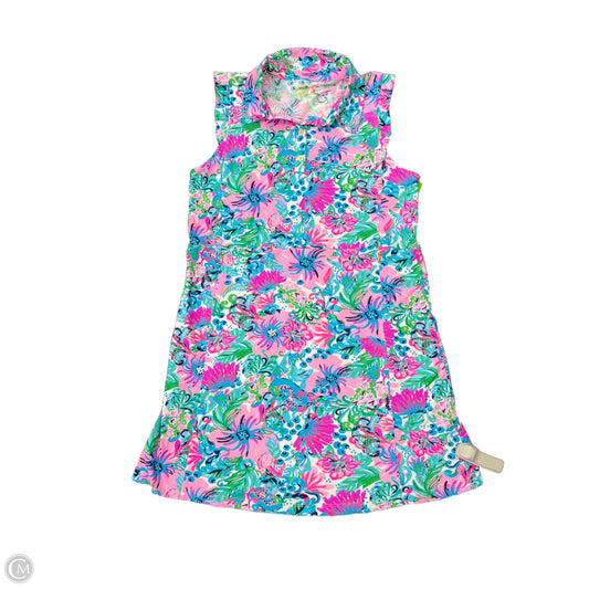 Dress Designer By Lilly Pulitzer In Floral Print, Size: L