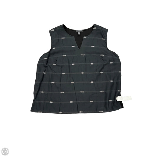 Top Sleeveless Designer By Eileen Fisher In Black, Size: L