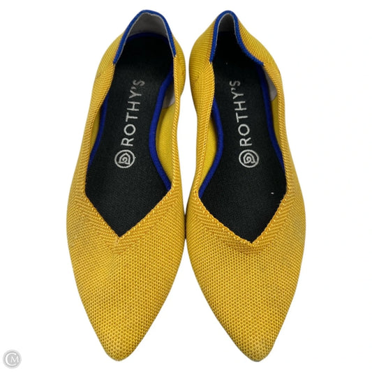 Shoes Flats By Rothys In Yellow, Size: 8.5