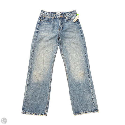 Jeans Straight By Zara In Blue, Size: 8