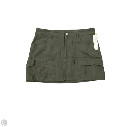 Skirt Mini & Short By Zara In Green, Size: M