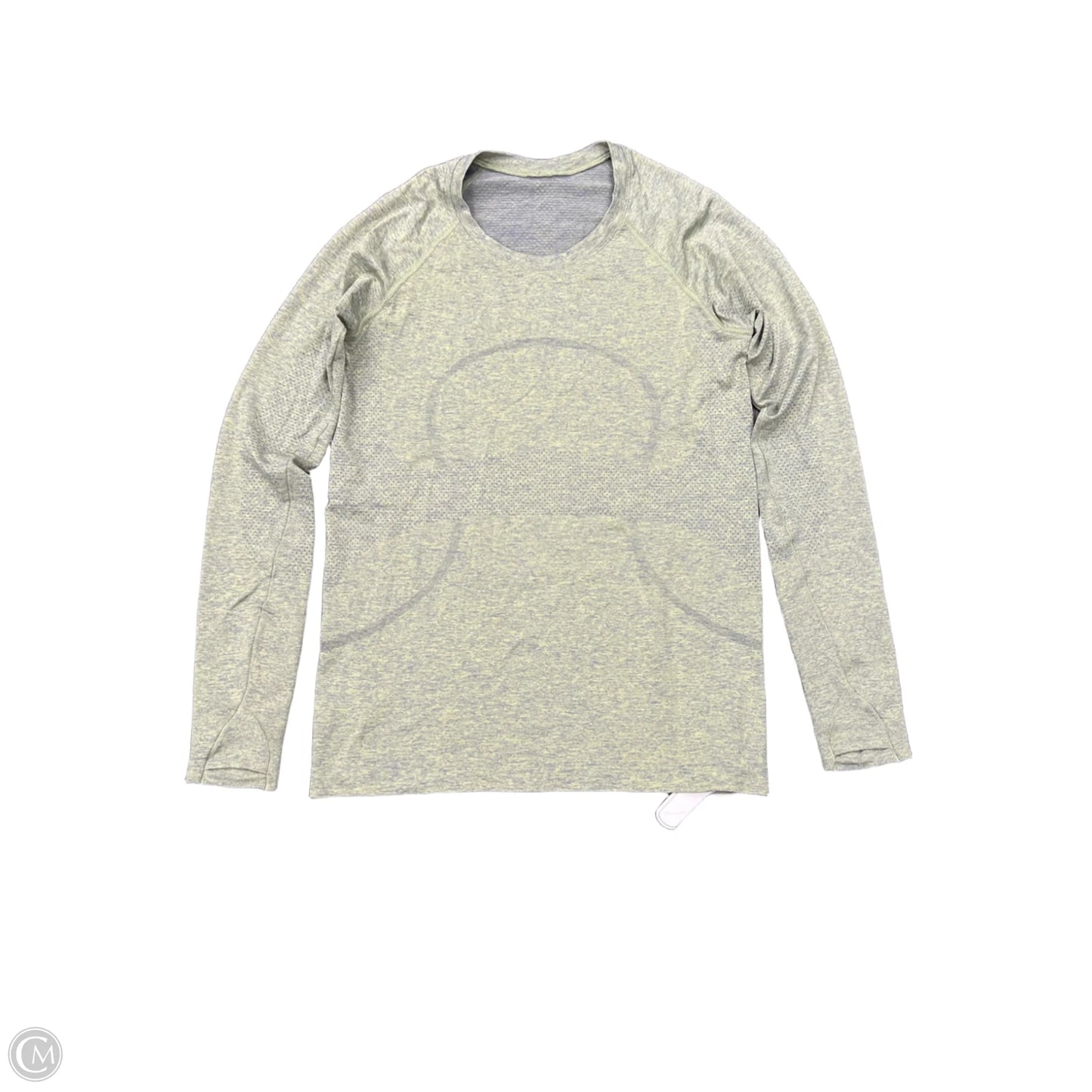 Athletic Top Long Sleeve Crewneck By Lululemon In Green, Size: 10