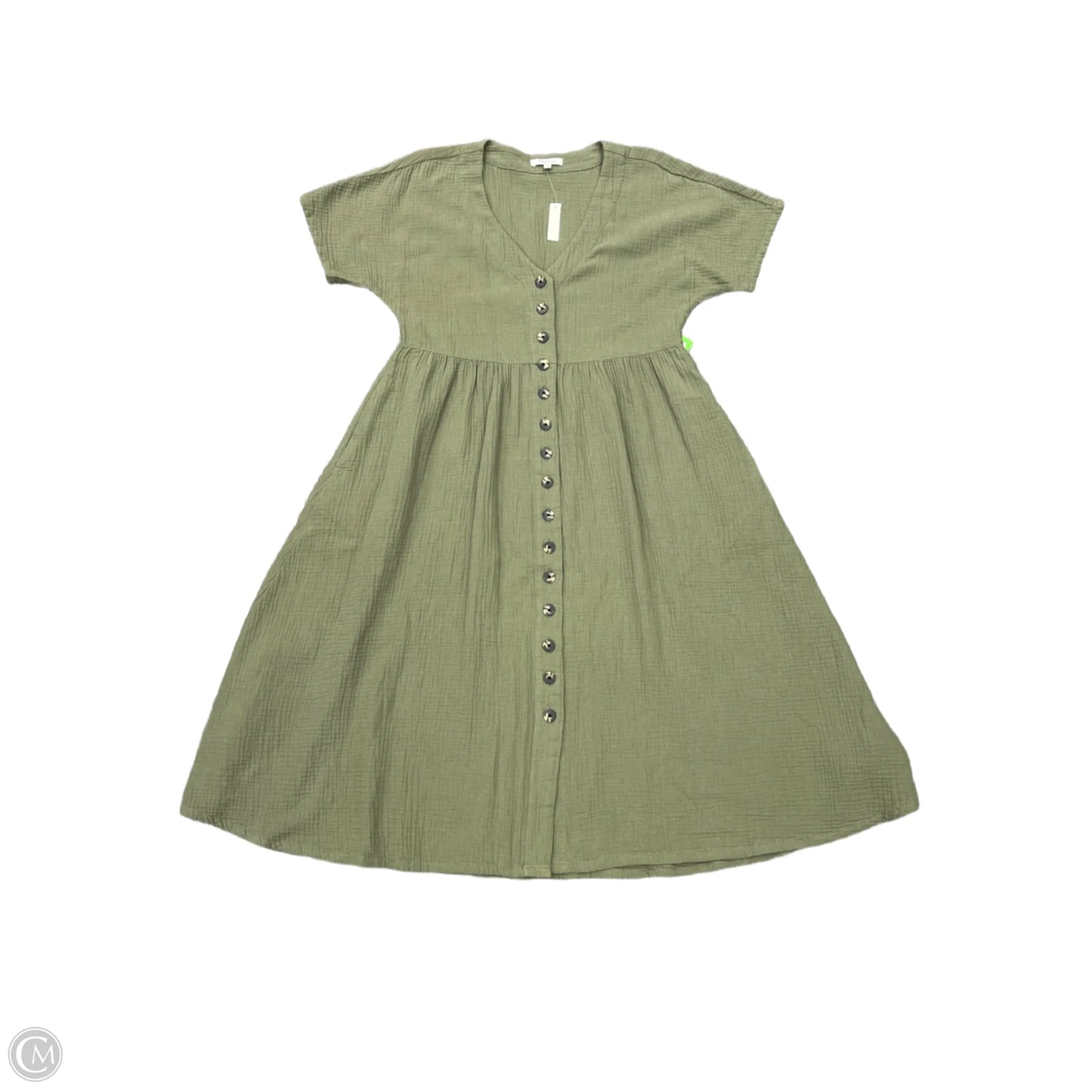 Dress Casual Maxi By Madewell In Green, Size: M