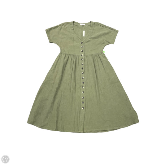 Dress Casual Maxi By Madewell In Green, Size: M