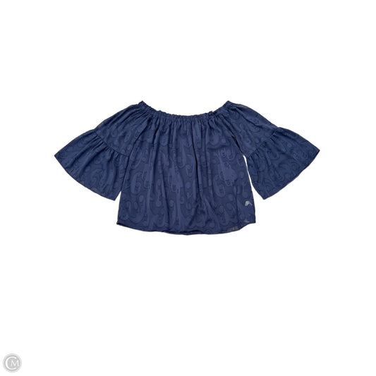 Top Long Sleeve Designer By Lilly Pulitzer In Blue, Size: L