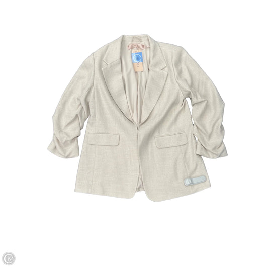 Blazer By Clothes Mentor In Tan, Size: 12