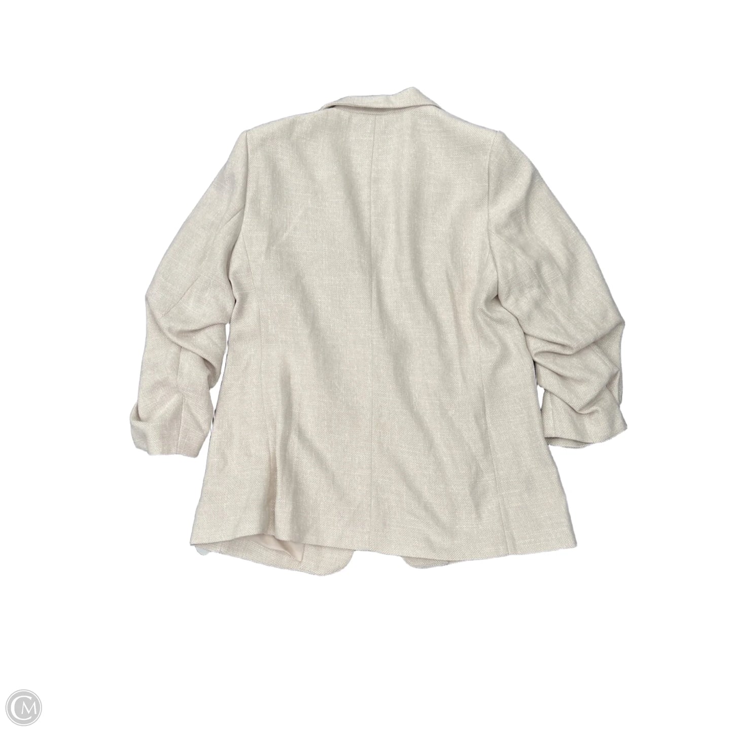 Blazer By Clothes Mentor In Tan, Size: 12