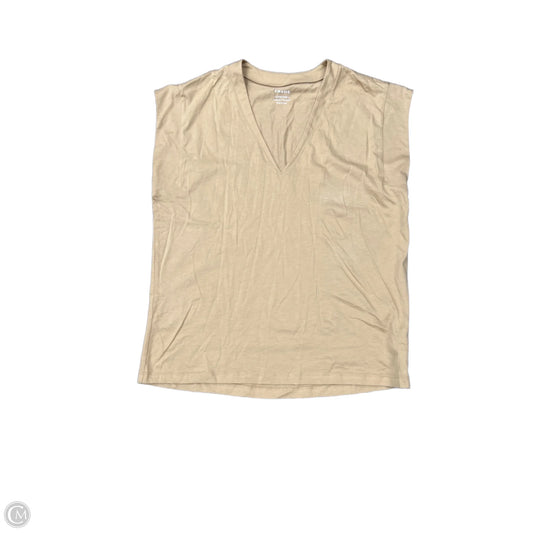 Top Sleeveless By Frame In Tan, Size: Xs