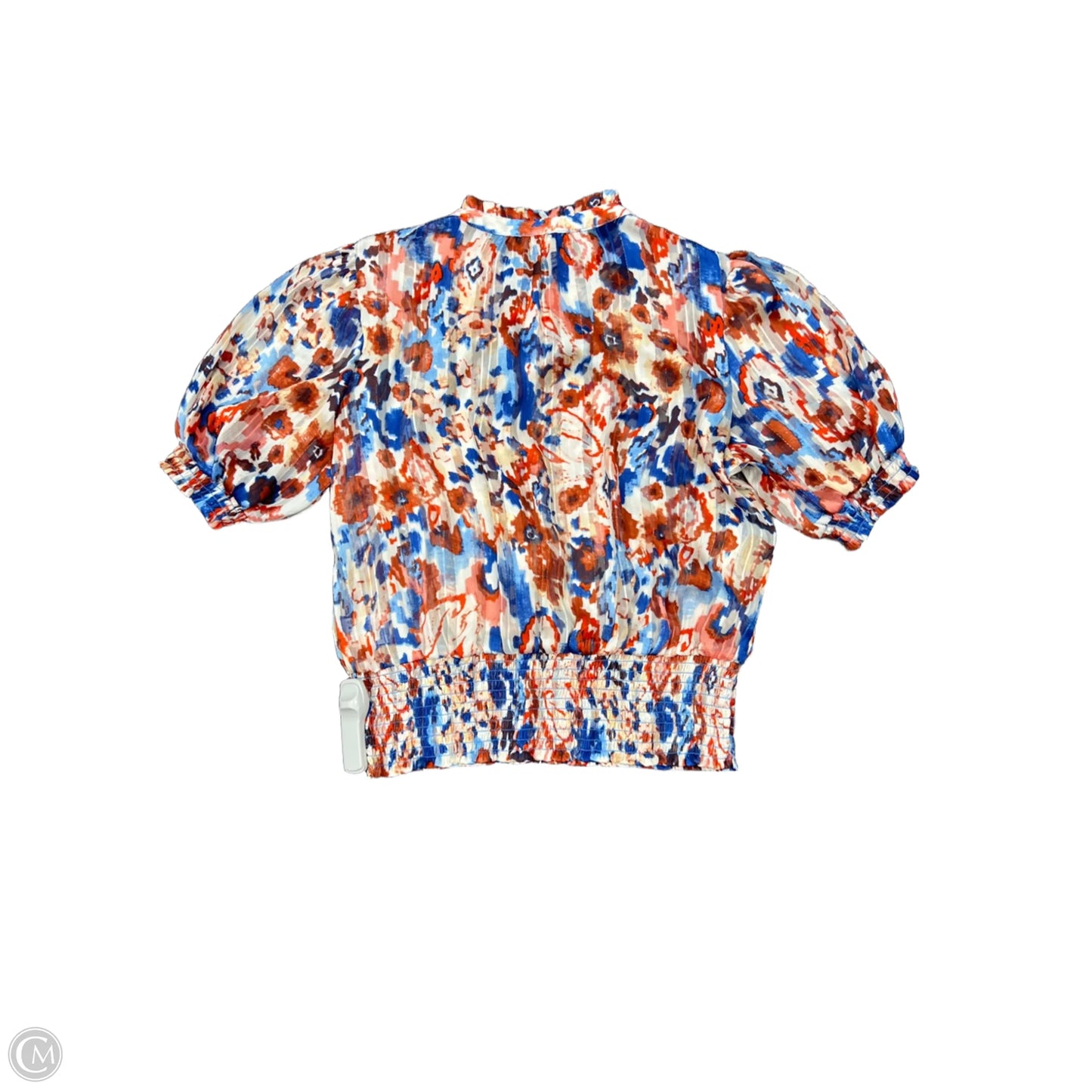 Top Short Sleeve By Rachel Zoe In Floral Print, Size: L