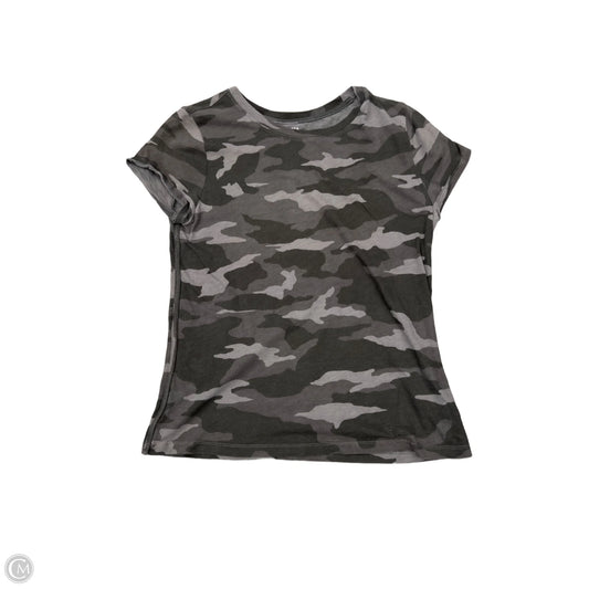 Athletic Top Short Sleeve By Athleta In Camouflage Print, Size: S