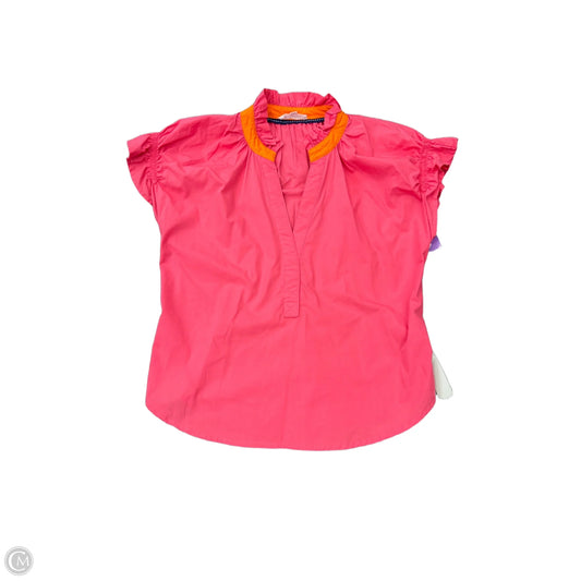 Top Short Sleeve By Thml In Pink, Size: M