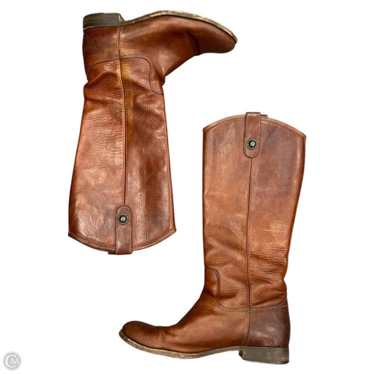 Boots Designer By Frye In Brown, Size: 8