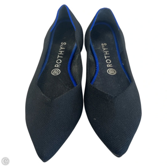 Shoes Flats By Rothys In Black, Size: 9.5