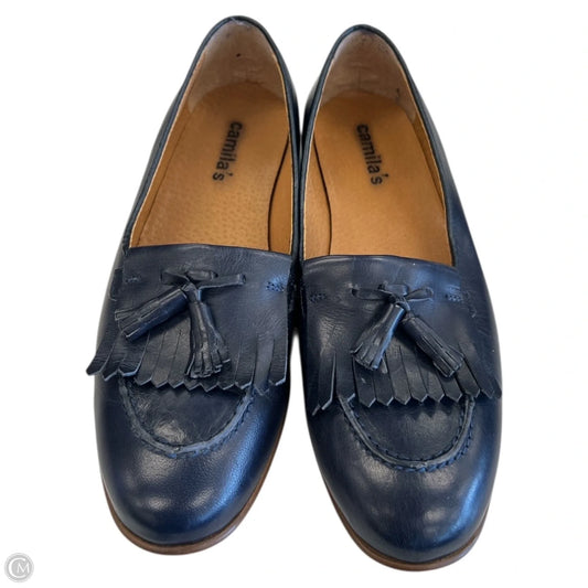 Shoes Flats By Cmb In Blue, Size: 8.5