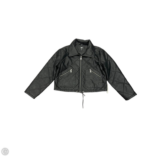 Jacket Moto By Dkny In Black, Size: Xs