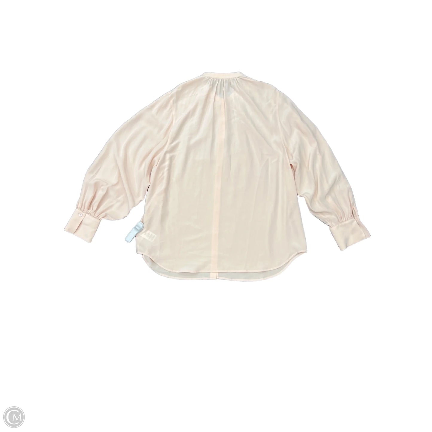 Top Long Sleeve By Equipment In Peach, Size: Xl