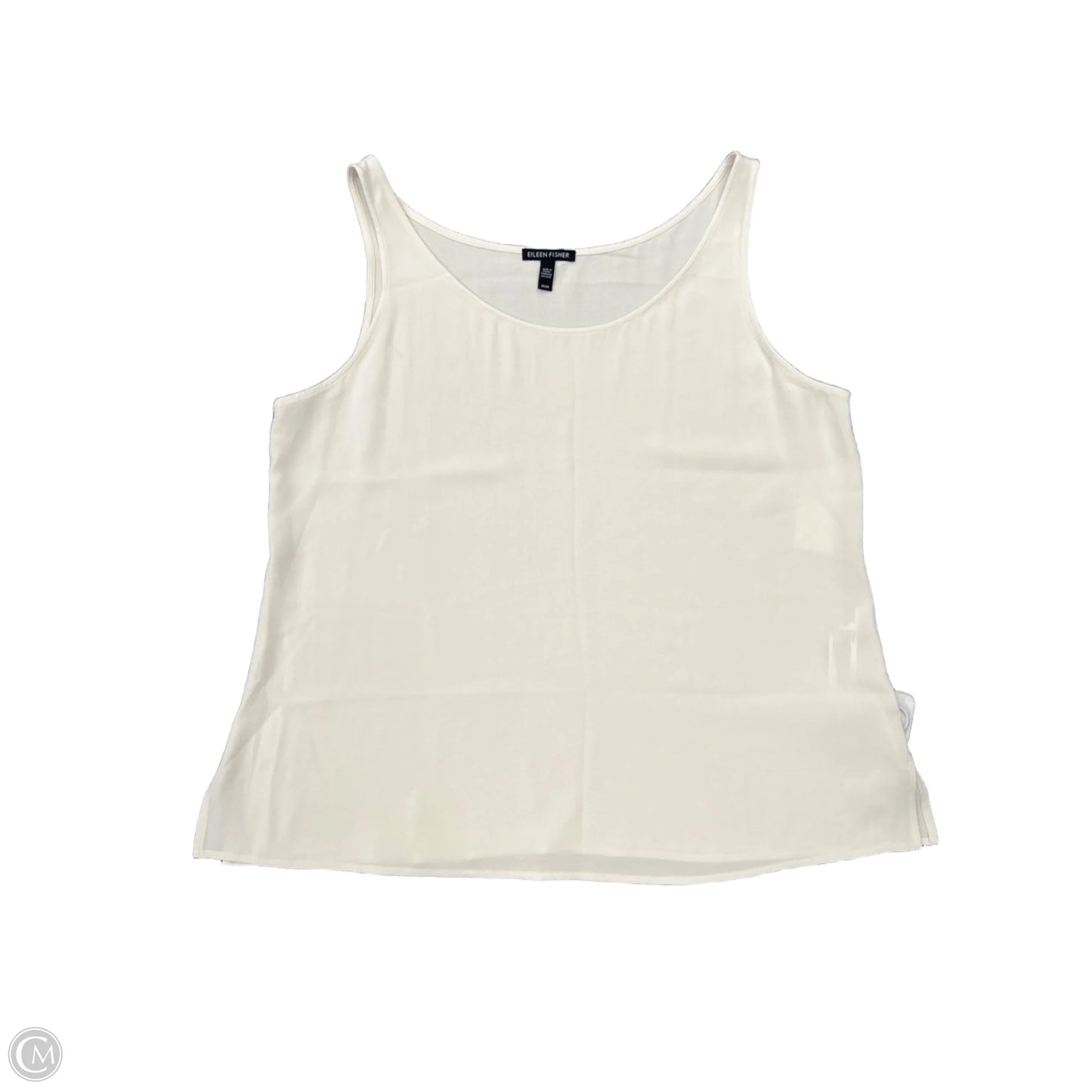 Top Sleeveless Designer By Eileen Fisher In Grey, Size: M