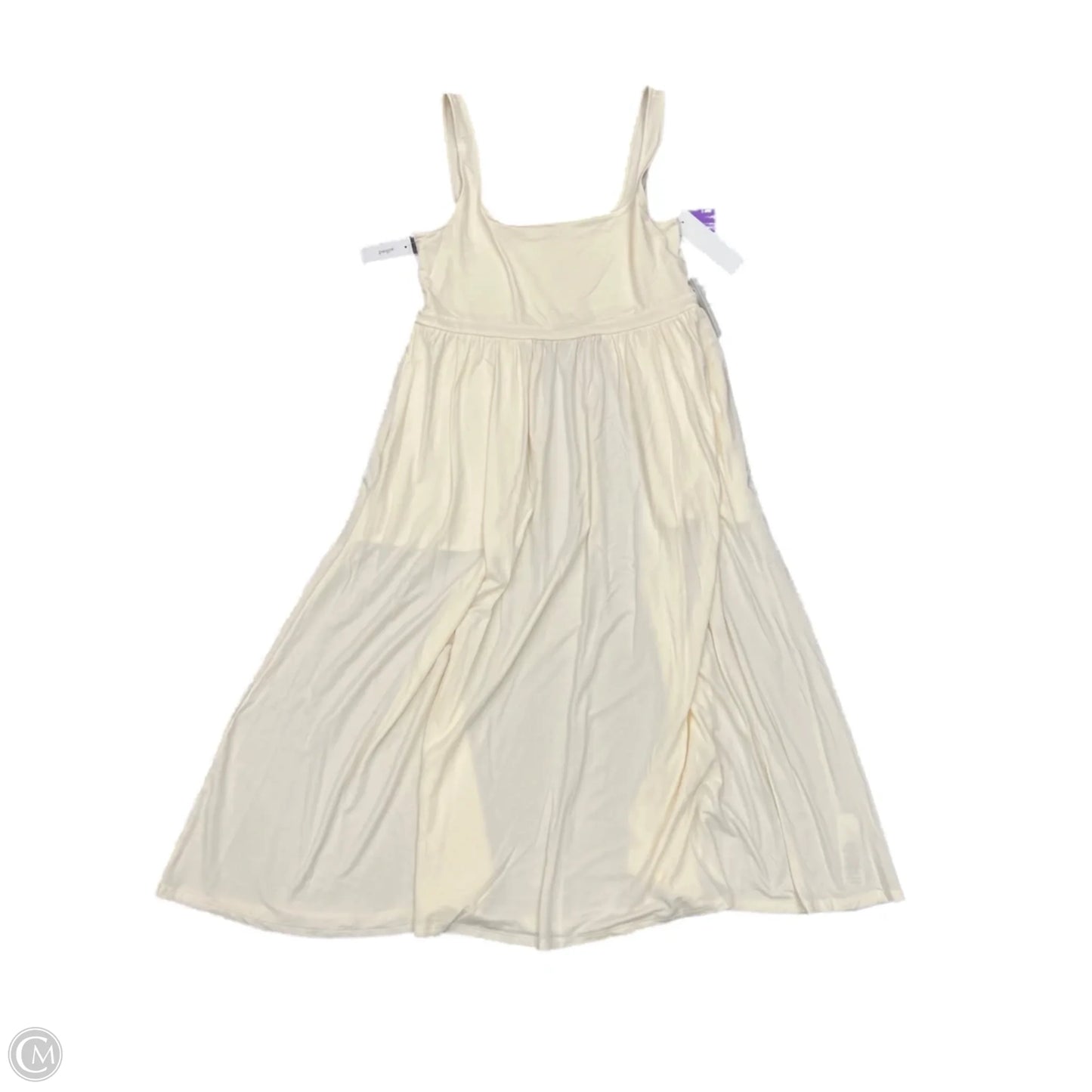 Dress Casual Midi By Wilfred In Cream, Size: Xl