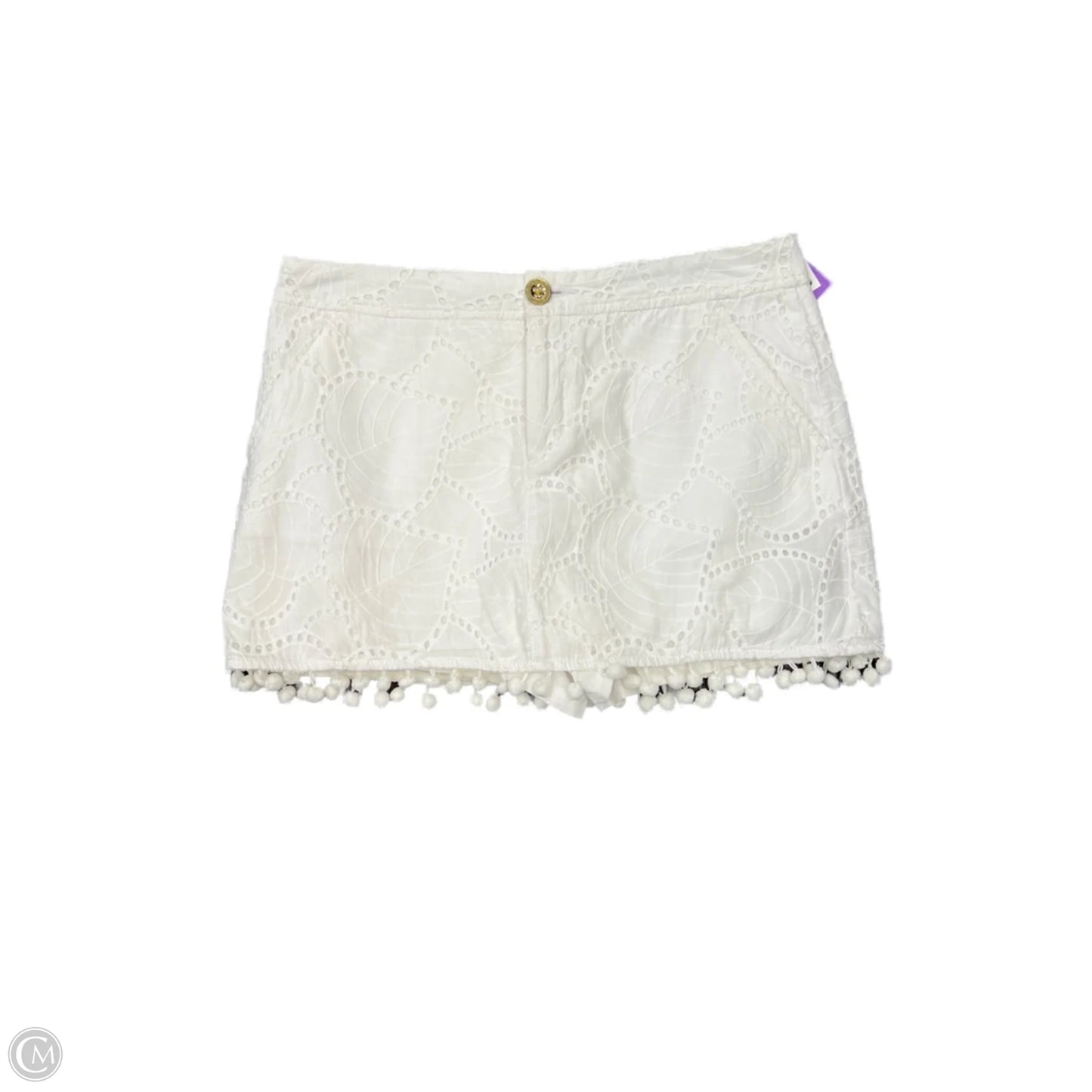 Skort Designer By Lilly Pulitzer In White, Size: 2