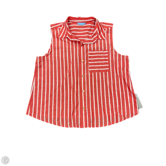 Top Sleeveless By Draper James In Red, Size: M