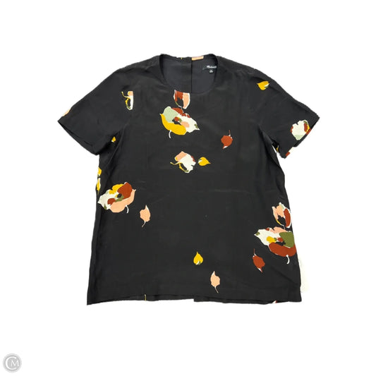 Top Short Sleeve By Madewell In Black, Size: Xs