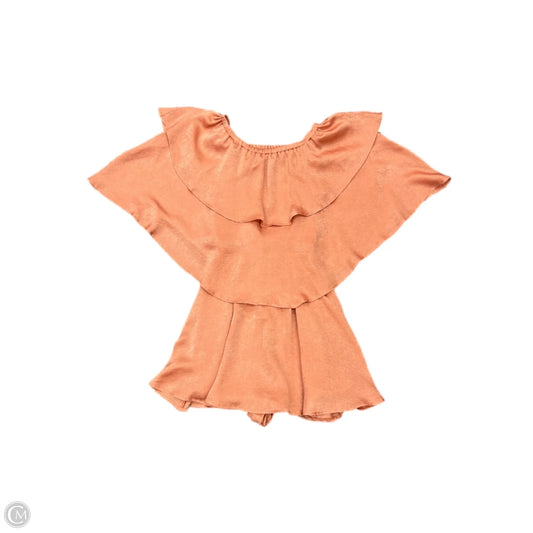 Romper By Mumu In Orange, Size: Xs