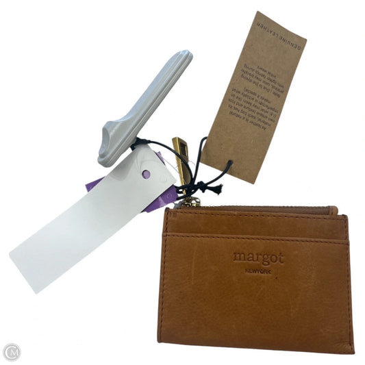 Coin Purse Leather By Margot, Size: Medium