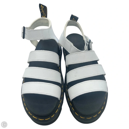 Sandals Flats By Dr Martens In White, Size: 7