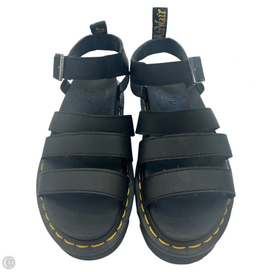 Sandals Flats By Dr Martens In Black, Size: 7