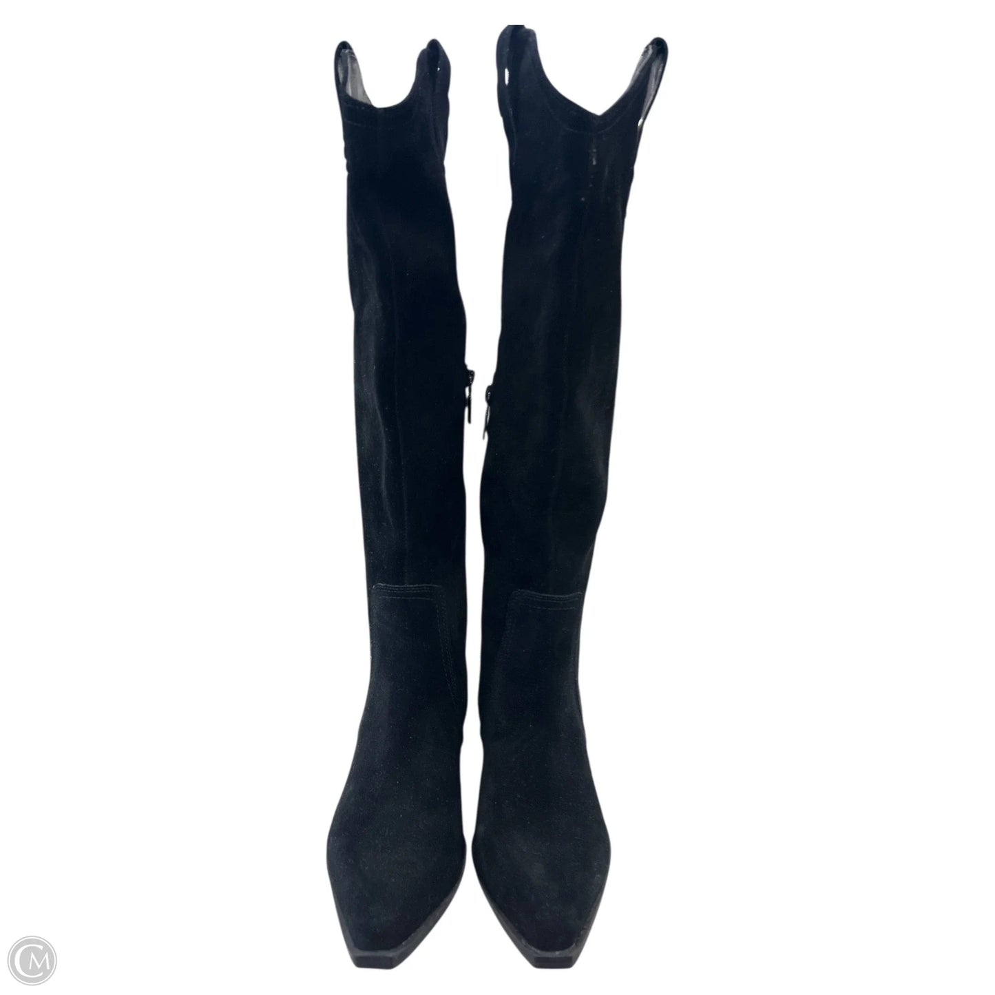 Boots Mid-calf Flats By Blondo In Black, Size: 7