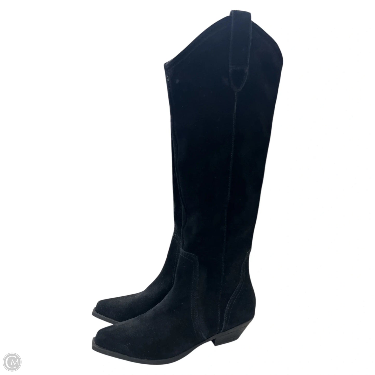 Boots Mid-calf Flats By Blondo In Black, Size: 7