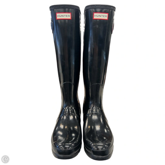Boots Rain By Hunter In Black, Size: 10
