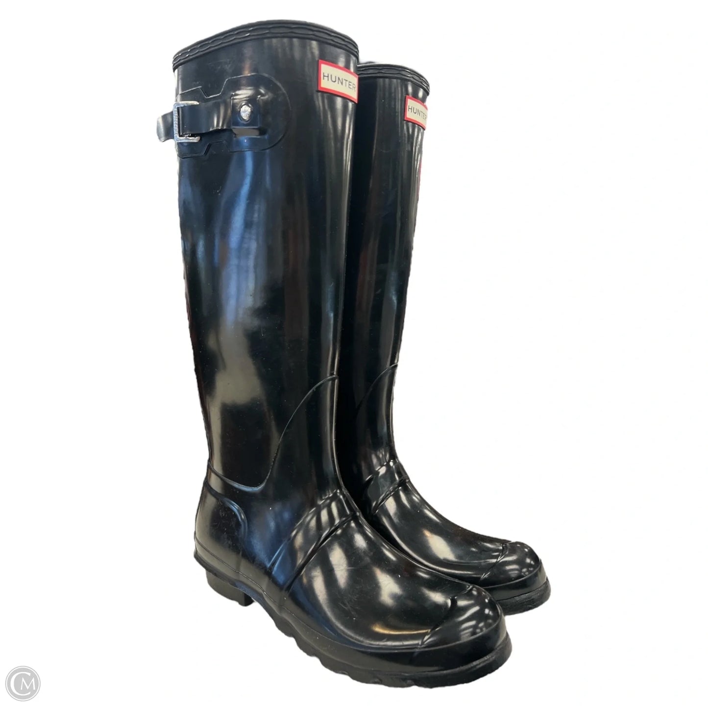 Boots Rain By Hunter In Black, Size: 10
