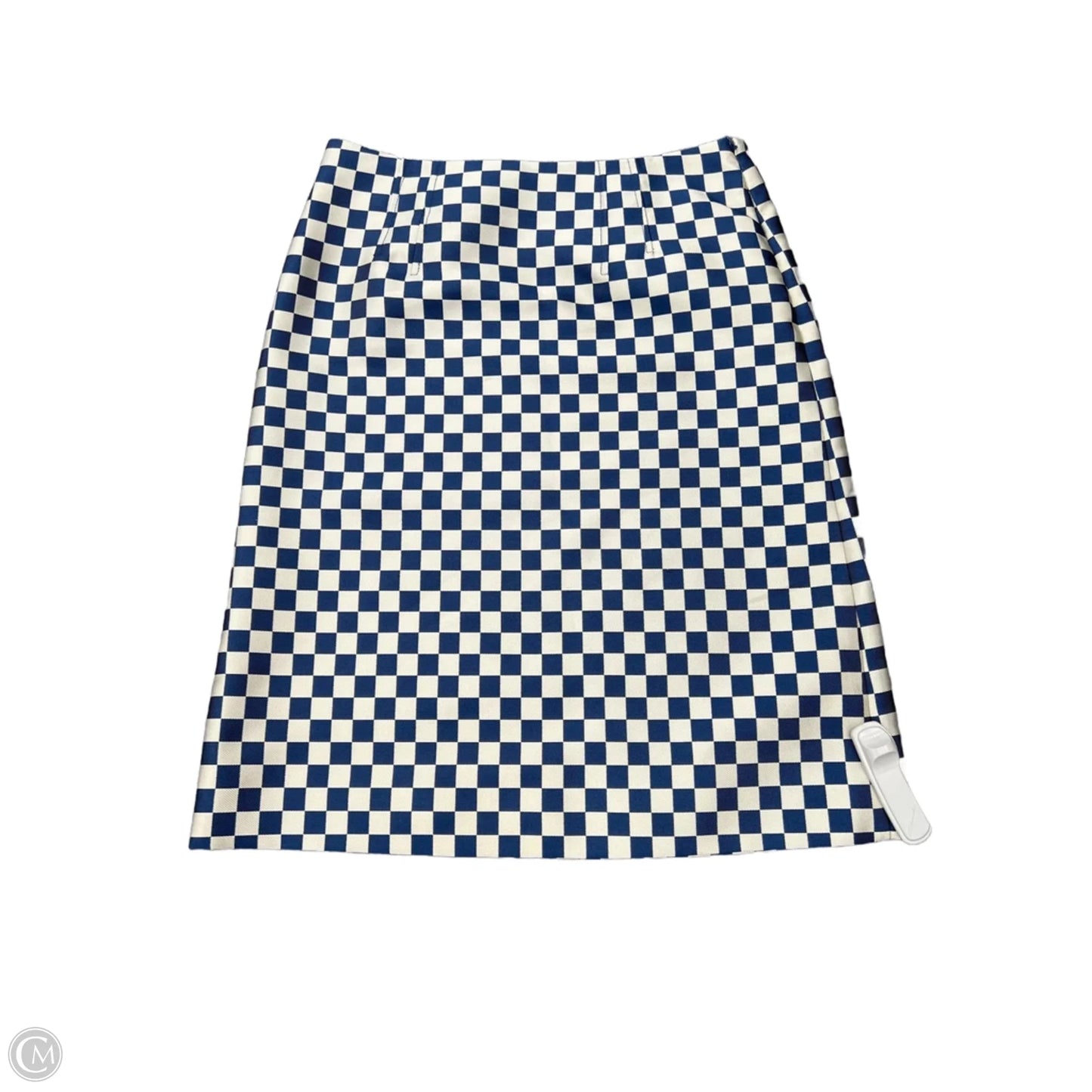 Skirt Luxury Designer By Marc Jacobs In Blue & Cream, Size: 10