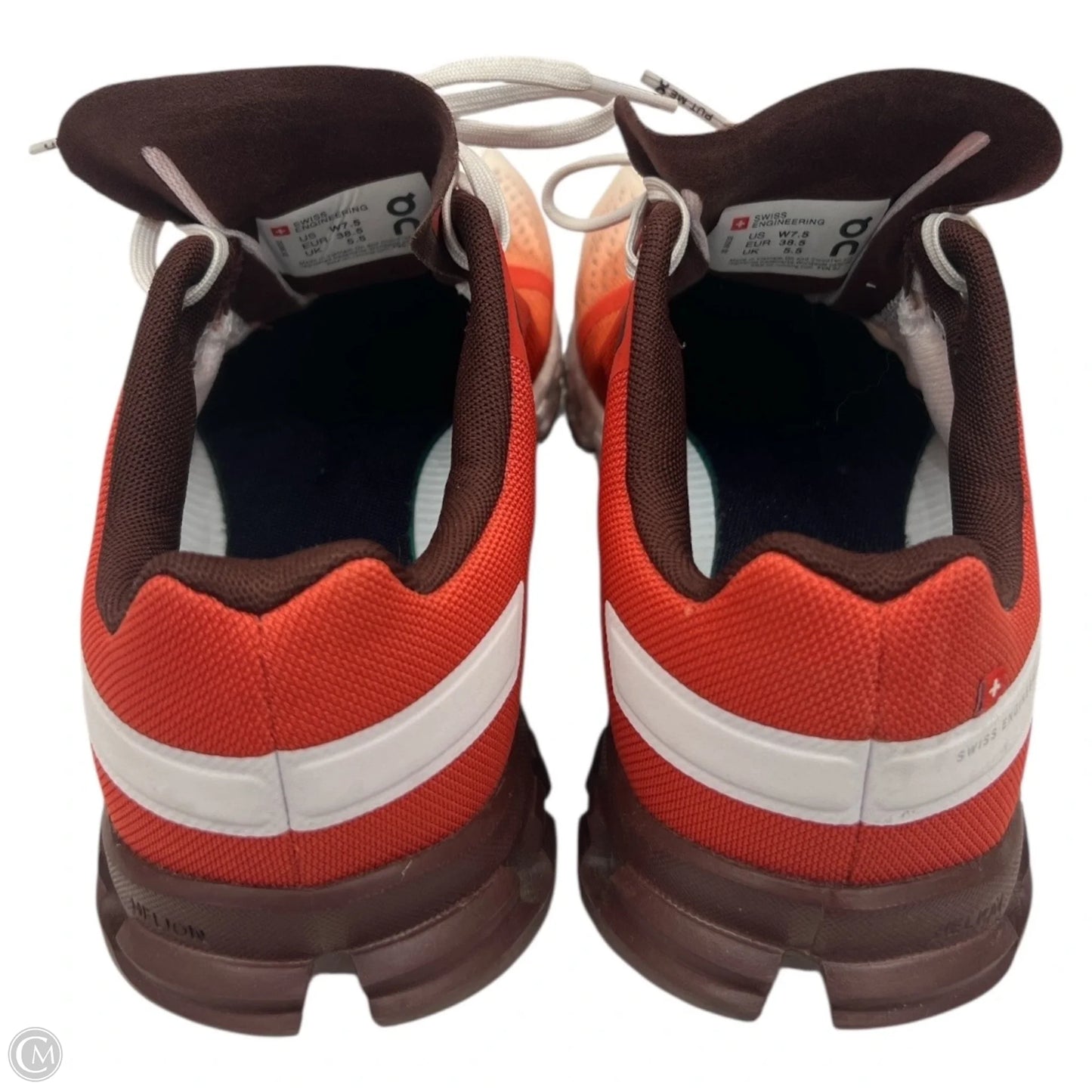 Shoes Athletic By On In Orange, Size: 7.5