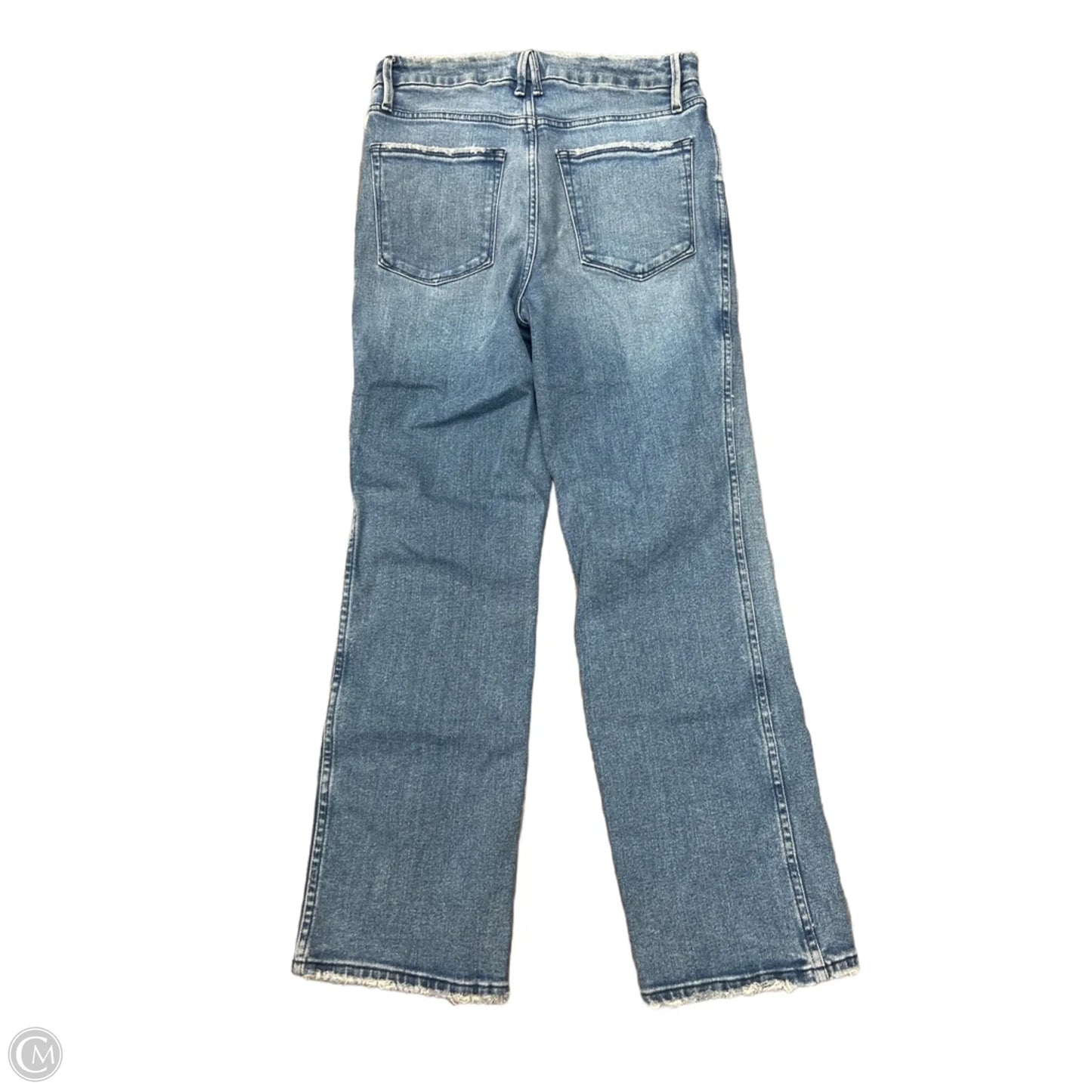 Jeans Straight By Good American In Blue, Size: 6