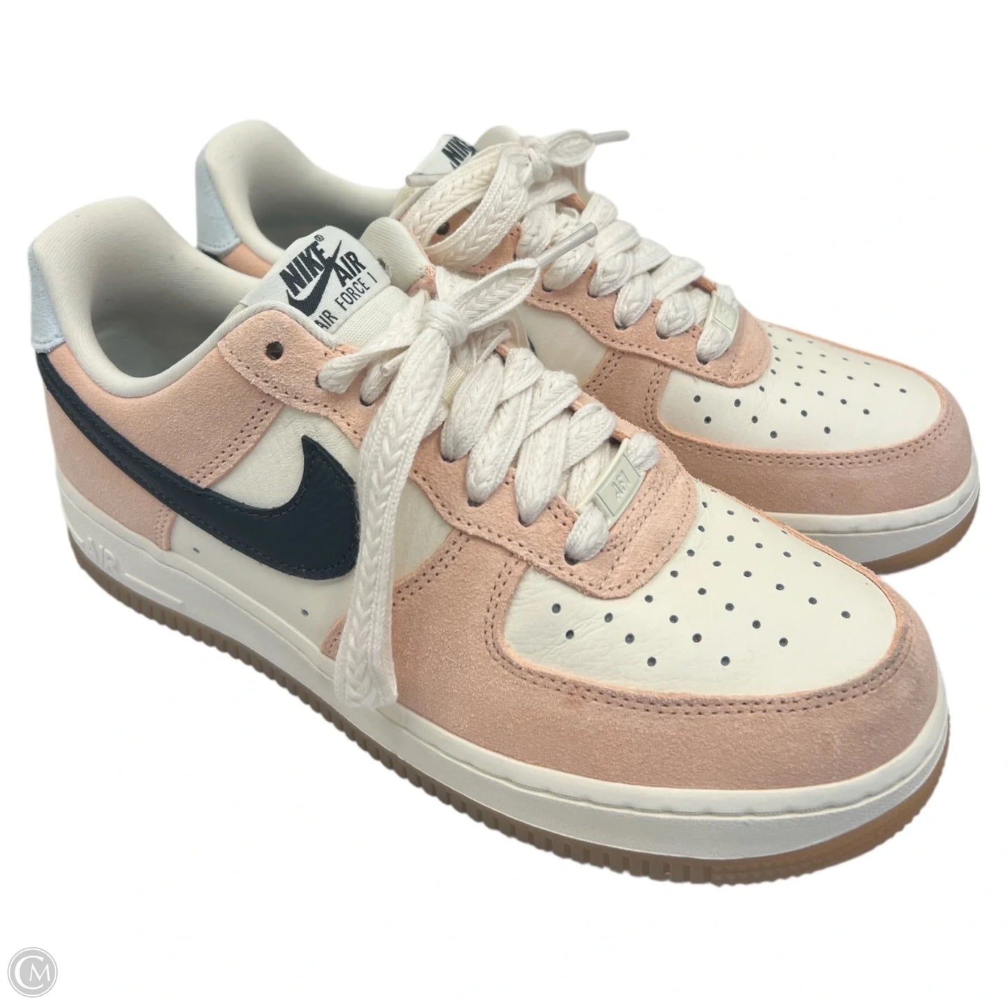 Shoes Sneakers By Nike In Pink & White, Size: 9