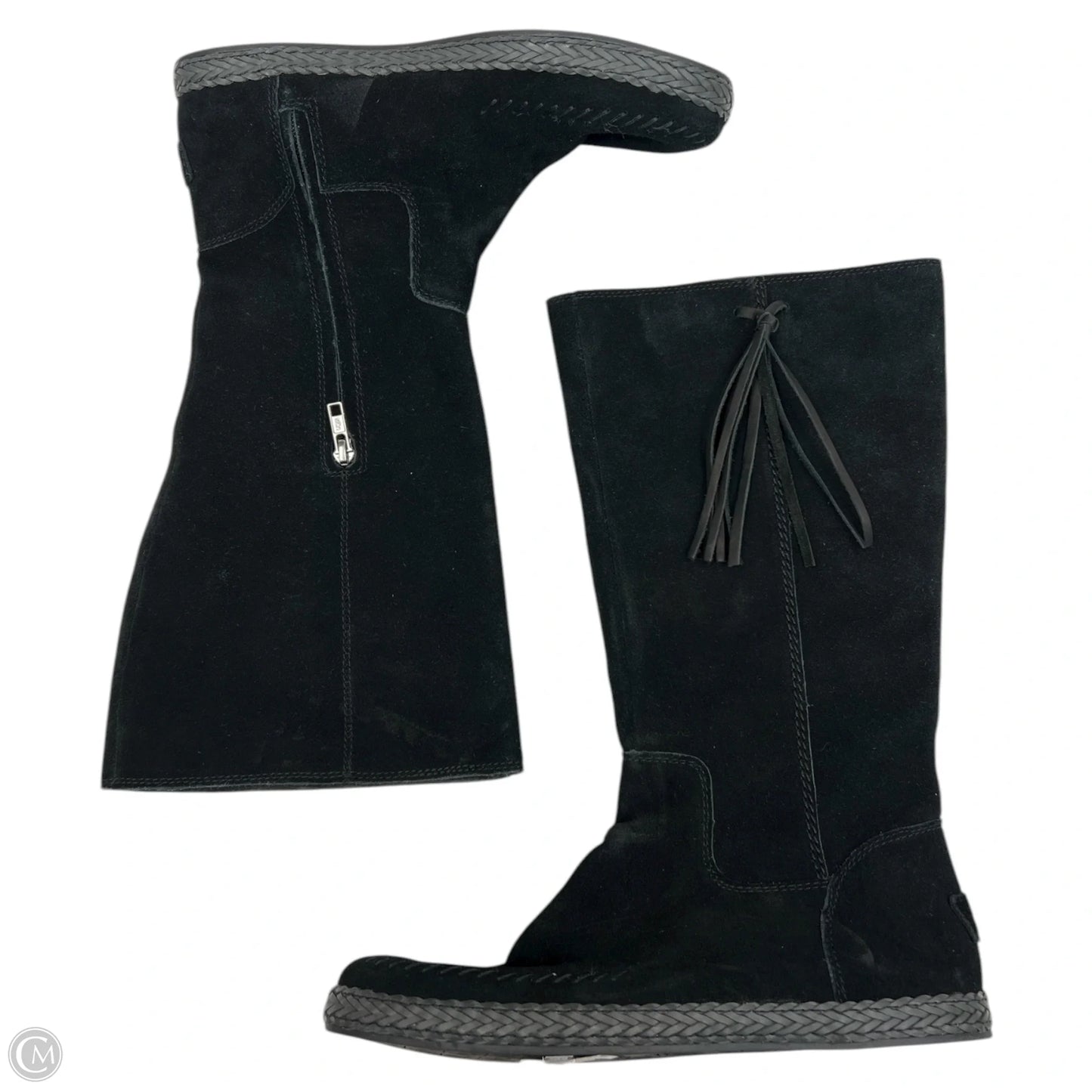 Boots Designer By Ugg In Black, Size: 9.5