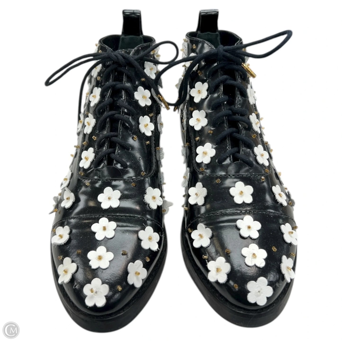 Boots Ankle Flats By Cma In Black, Size: 8.5