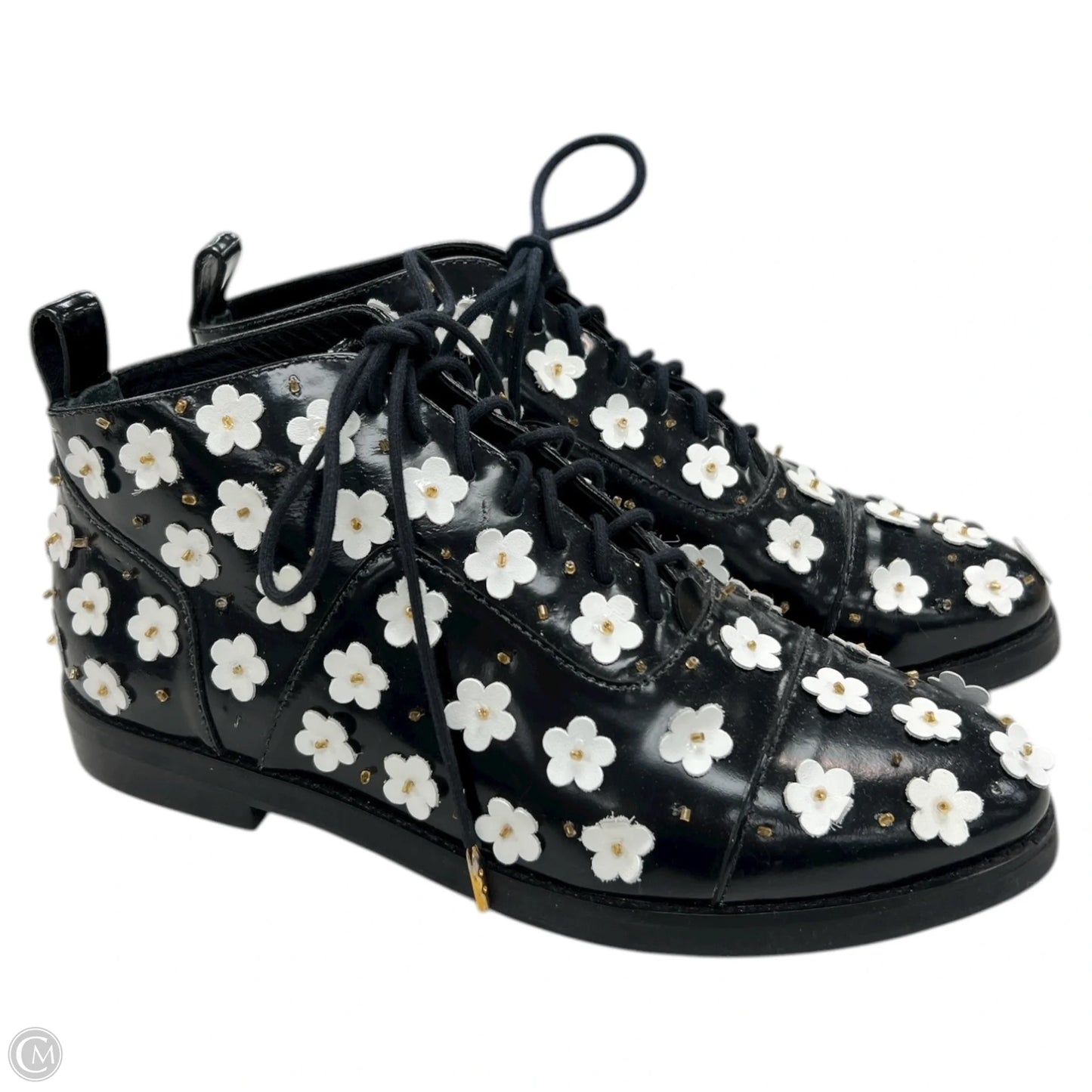 Boots Ankle Flats By Cma In Black, Size: 8.5