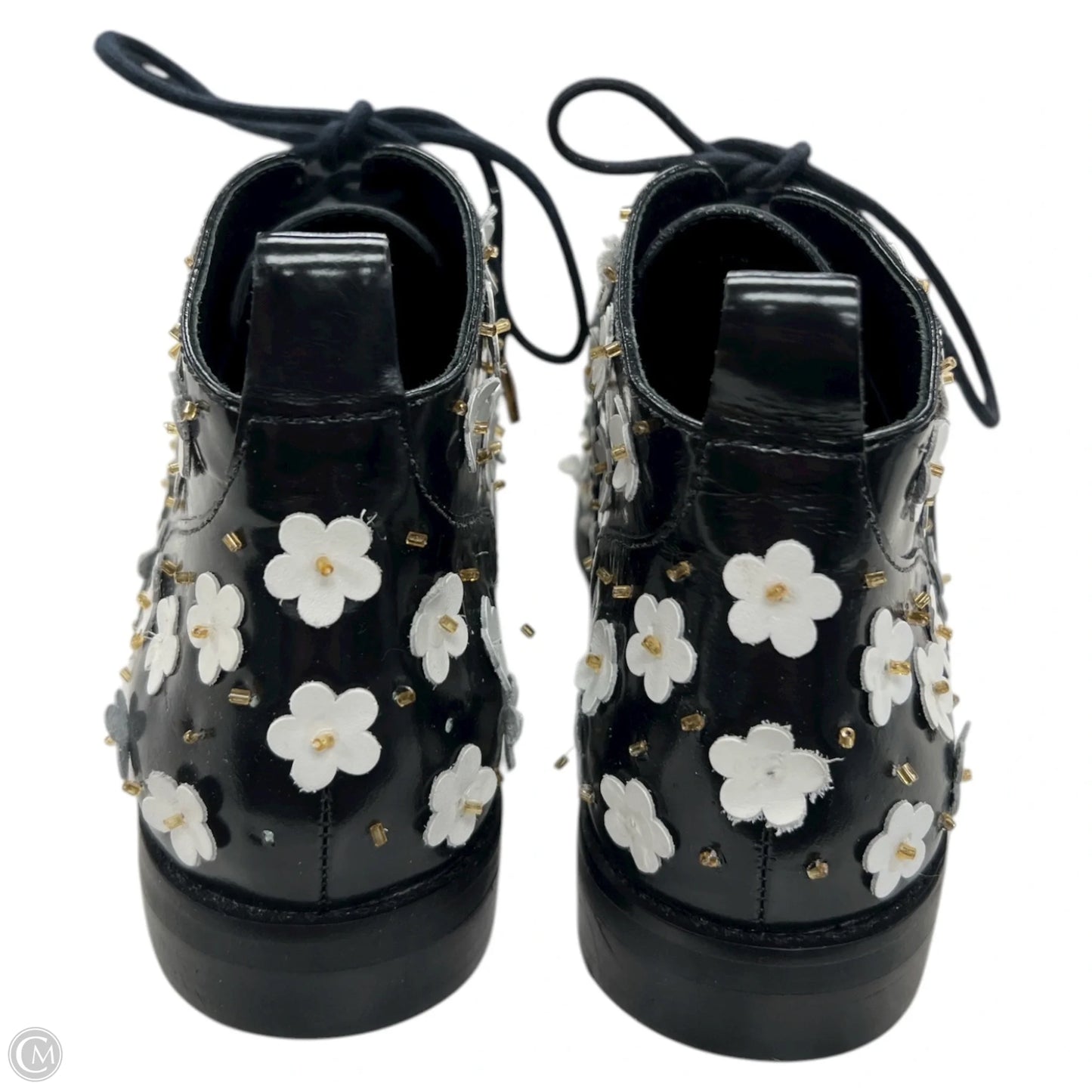 Boots Ankle Flats By Cma In Black, Size: 8.5