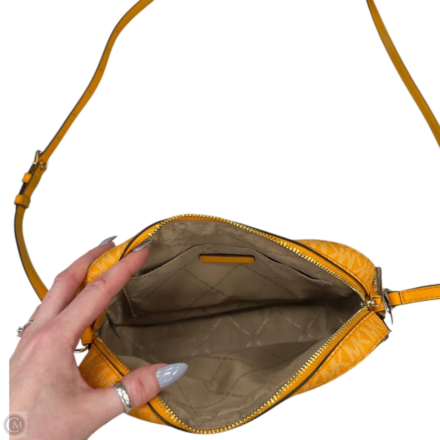 Crossbody Designer By Michael Kors, Size: Medium