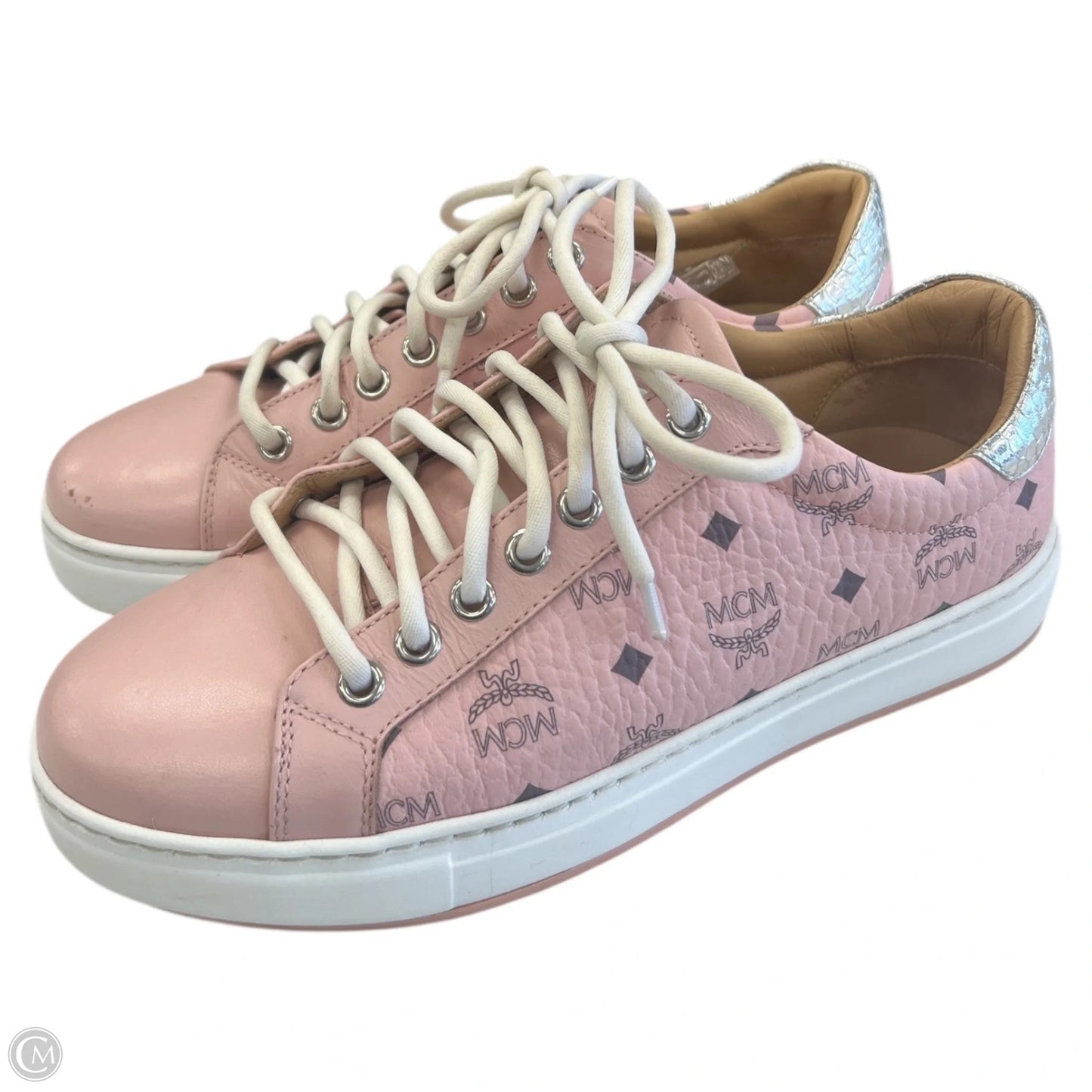 Shoes Luxury Designer By Mcm In Pink, Size: 7