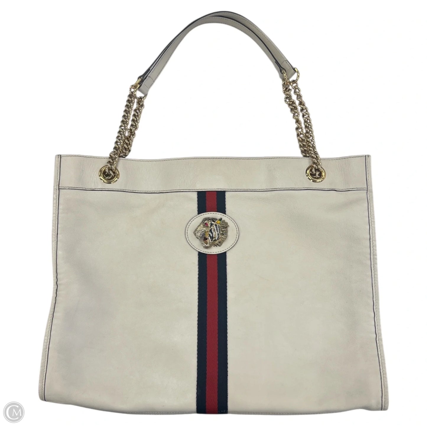 Tote Luxury Designer By Gucci, Size: Large