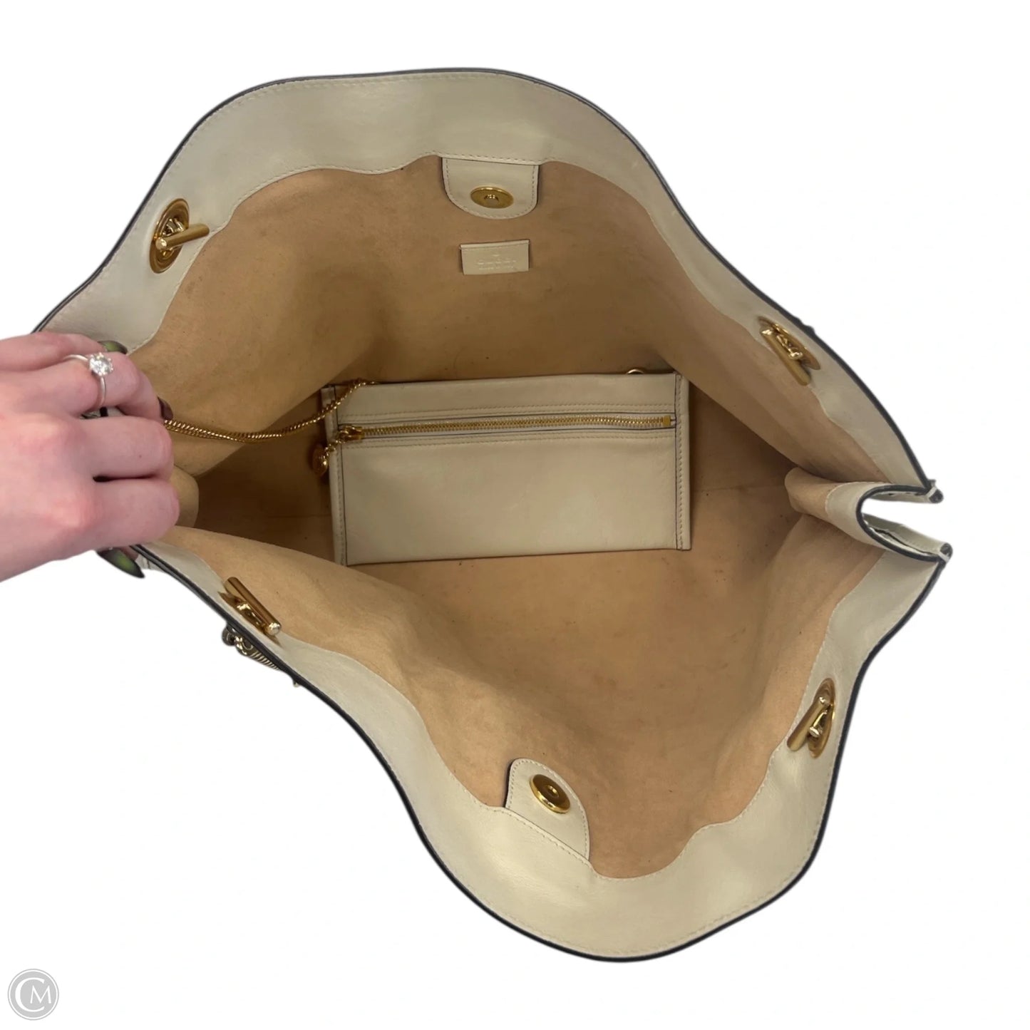 Tote Luxury Designer By Gucci, Size: Large