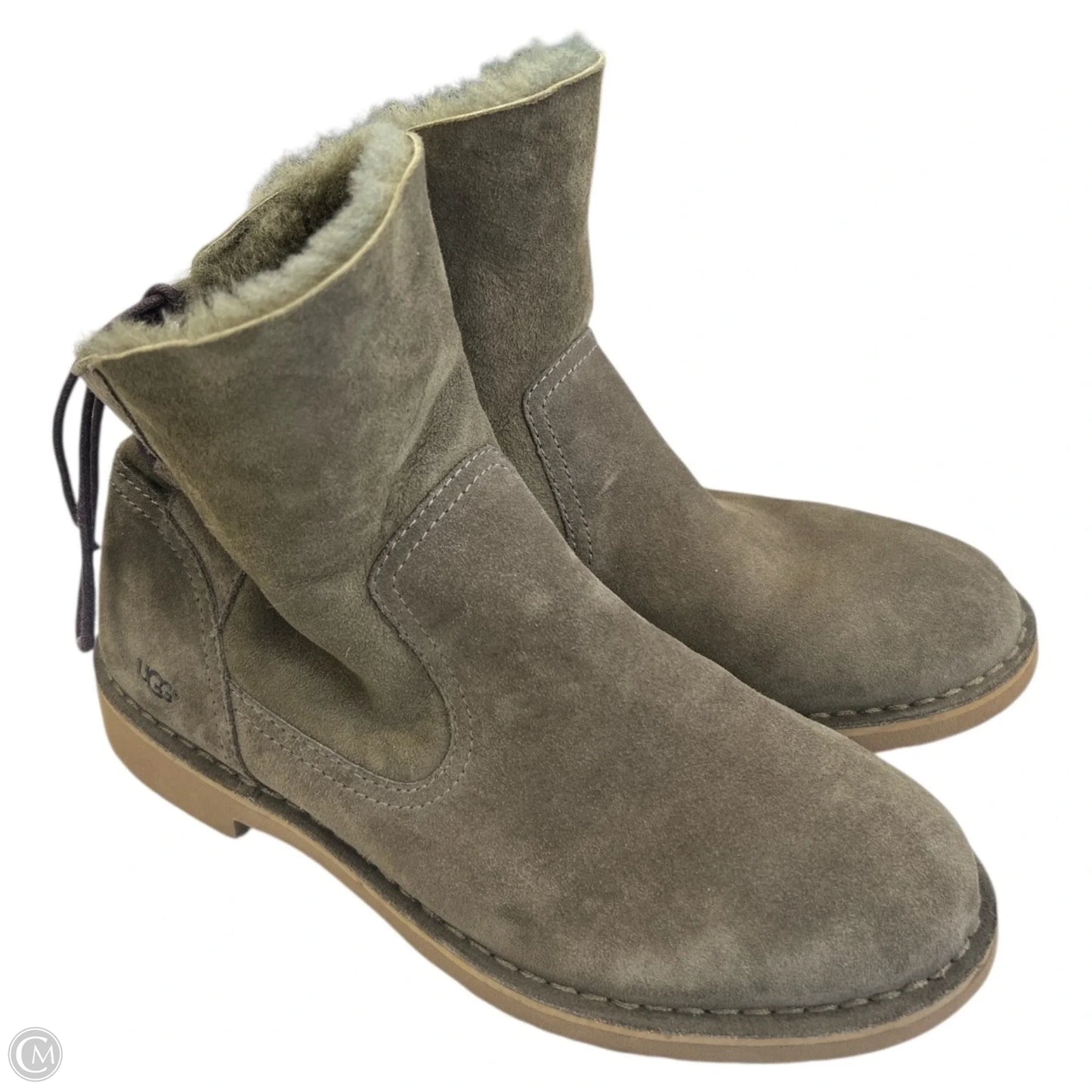 Boots Designer By Ugg In Brown, Size: 8.5