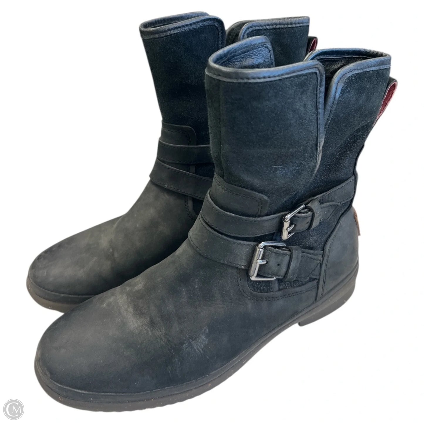 Boots Designer By Ugg In Black, Size: 8.5